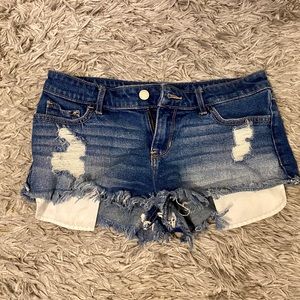 Hollister Floral Jean Shorts
